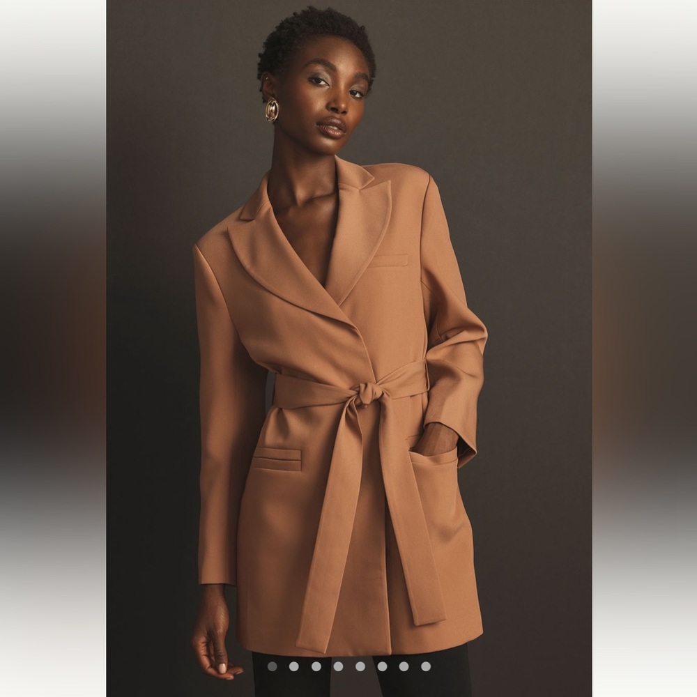 Mare Mare Classic Tie Blazer in Cedar